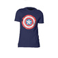 Camiseta Capitán América Con Diseño De Escudo - Azul Camiseta Capitán América Con Diseño De Escudo - Azul
