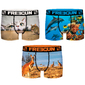 Pack 3 Calzoncillos Animal Print Freegun Pack 3 Calzoncillos Animal Print Freegun