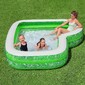 Piscina Inflável Tropical 231 X 231 X H51 Cm - Verde/Branco - Piscina inflável tropical 231 x 231 x h51 cm Piscina Inflável Tropical 231 X 231 X H51 Cm - Verde/Branco - Piscina inflável tropical 231 x 231 x h51 cm