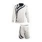 Kit Acerbis Alkman (Camiseta Manga Larga + Pantalón) - Blanco - Conjunto Deporto Kit Acerbis Alkman (Camiseta Manga Larga + Pantalón) - Blanco - Conjunto Deporto
