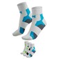 Paquete 3 Pares De Calcetines Xtreme Sockswear De Ciclismo - Blanco/Multicolor - Reflector En La Parte Trasera Paquete 3 Pares De Calcetines Xtreme Sockswear De Ciclismo - Blanco/Multicolor - Reflector En La Parte Trasera
