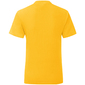 Camiseta Icônica Para Meninas Fruit Of The Loom (Girassol Amarelo) - Amarelo 