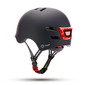 Casco Youin Con Luces Led Frontal Y Trasera Ajustable - Negro - Led Frontal Y Trasera Y Ajustable. 