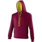 Sweat Com Capuz Awdis Modelo Varsity - Bordeaux Sweat Com Capuz Awdis Modelo Varsity - Bordeaux