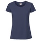 Camiseta De Algodón Fruit Of The Loom Ringspun - Azul Camiseta De Algodón Fruit Of The Loom Ringspun - Azul