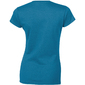 Camiseta De Manga Corta Gildan - Azul Zafiro 