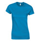 Camiseta De Manga Corta Gildan - Azul Zafiro 