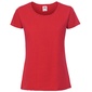 Camiseta Premium Ringspun Para Mulheres/ladies Fruit Of The Loom (Crimson) - Vermelho Camiseta Premium Ringspun Para Mulheres/ladies Fruit Of The Loom (Crimson) - Vermelho