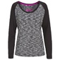 Mulheres/ladies Miso Long Sleeve Active Top Trespass (Grey Marl) - Cinzento Mulheres/ladies Miso Long Sleeve Active Top Trespass (Grey Marl) - Cinzento