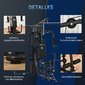 Máquina De Musculación Homcom A91-134bk - Negro Máquina De Musculación Homcom A91-134bk - Negro