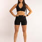 Set Top & Short Fire Forza - Negro - Conjunto Short & Top Fitness Mujer Set Top & Short Fire Forza - Negro - Conjunto Short & Top Fitness Mujer