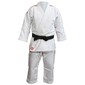 Kimono De Judo adidas Contest Riscas Vermelhas - Branco 