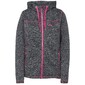 Mulheres/ladies Odelia Full Zip Fleece Hoodie Trespass (Marl Negro) - Preto Mulheres/ladies Odelia Full Zip Fleece Hoodie Trespass (Marl Negro) - Preto
