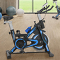 Bicicleta De Spinning Trébol Advance Con Volante De Inercia De 13 Kilos - Negro/Azul Bicicleta De Spinning Trébol Advance Con Volante De Inercia De 13 Kilos - Negro/Azul