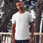 Camiseta Premium Ringspun Para Homens Fruit Of The Loom (Cinzas) - Cinzento 