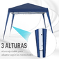 Carpa Plegable 3x3m Outsunny Carpa Plegable 3x3m Outsunny