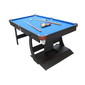 Billar Americano Ligero Y Plegable Con Accesorios - Alfombra Azul 152 X 76 Cm Billar Americano Ligero Y Plegable Con Accesorios - Alfombra Azul 152 X 76 Cm