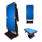 Billar Americano Ligero Y Plegable Con Accesorios - Alfombra Azul 152 X 76 Cm Billar Americano Ligero Y Plegable Con Accesorios - Alfombra Azul 152 X 76 Cm