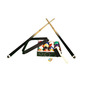 Billar Americano Ligero Y Plegable Con Accesorios - Alfombra Azul 152 X 76 Cm Billar Americano Ligero Y Plegable Con Accesorios - Alfombra Azul 152 X 76 Cm