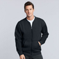 Sudadera Hammer Con Cremallera Completa Para Adultos Unisex Gildan (Negro) - Negro Sudadera Hammer Con Cremallera Completa Para Adultos Unisex Gildan (Negro) - Negro