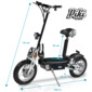 Patinete Eléctrico 1000w Batería 36v12ah - Rueda 10 " Foco Delantero Y Trasero Patinete Eléctrico 1000w Batería 36v12ah - Rueda 10 " Foco Delantero Y Trasero