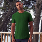 Camiseta Premium Ringspun Para Homens Fruit Of The Loom (Garrafa Verde) - Garrafa Verde 