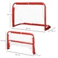 Homcom Set De 2 Porterías Plegables De Fútbol Homcom Set De 2 Porterías Plegables De Fútbol