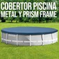 Cobertor Intex Piscina Metálica Metal & Prisma Frame 457 Cm - Azul Marino 