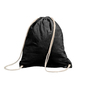Mochila Saco / Mochila Cuerdas Lisa De Algodón Modelo Stafford 13 Litros - Negro Mochila Saco / Mochila Cuerdas Lisa De Algodón Modelo Stafford 13 Litros - Negro