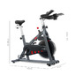 Bicicleta Indoor Fitfiu Besp-200 Inercia 18 Kg - Negro - Spinning Bicicleta Indoor Fitfiu Besp-200 Inercia 18 Kg - Negro - Spinning