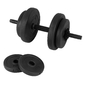 Juego De Mancuernas 10 Kg - Negro - Pesa Libre Juego De Mancuernas 10 Kg - Negro - Pesa Libre