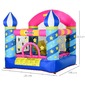 Castelo Insuflável Outsunny 342-024v90 - Multicor Castelo Insuflável Outsunny 342-024v90 - Multicor