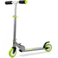 Trotinete De Alumínio, Ajustável Em 3 Níveis De 68 A 79 Cms. Travão Traseiro - Cinzento/Verde Trotinete De Alumínio, Ajustável Em 3 Níveis De 68 A 79 Cms. Travão Traseiro - Cinzento/Verde