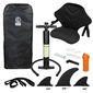 Makani Tabla Hinchable Sup Tipo Kayak Con Accesorios - Negro/Morado - Una fantástica tabla allround Makani Tabla Hinchable Sup Tipo Kayak Con Accesorios - Negro/Morado - Una fantástica tabla allround