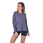 Sudadera Azul Melange Audaz Fitness Sudadera Azul Melange Audaz Fitness