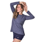 Sudadera Azul Melange Audaz Fitness Sudadera Azul Melange Audaz Fitness