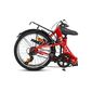 Bicicleta Plegable Urbana Moma Bikes Shimano First - Rojo - Plegables 