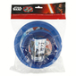Serviço De Mesa Star Wars 62335 - Azul Serviço De Mesa Star Wars 62335 - Azul