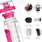 Botella Para Beber Con Inserto La Vague Vitality - Fucsia - Botella Para Beber 