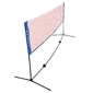Costway Red De Badminton Entrenamiento Con Soporte Bolsa Portátil - Azul/Rojo - Red De Tenis Badminton Costway Red De Badminton Entrenamiento Con Soporte Bolsa Portátil - Azul/Rojo - Red De Tenis Badminton