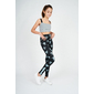 Calça Legging Estrela - Preto/Azul - Legging Silvana Campos menina Calça Legging Estrela - Preto/Azul - Legging Silvana Campos menina