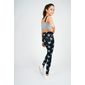 Calça Legging Estrela - Preto/Azul - Legging Silvana Campos menina Calça Legging Estrela - Preto/Azul - Legging Silvana Campos menina