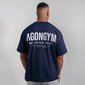 Camiseta Essential Oversize Agongym - Azul Marino 