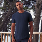 Camiseta Premium Ringspun Para Homens Fruit Of The Loom (Marinha Profunda) - Azul Escuro 