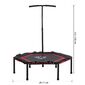 Trampolín Hexagonal Power Jump - Rojo Trampolín Hexagonal Power Jump - Rojo