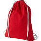 Mochila De Algodón De Cordones Modelo Oregon Bullet - Rojo 