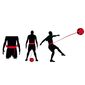 Avento Juego De Entrenamiento De Fútbol Negro Y Rojo Avento Juego De Entrenamiento De Fútbol Negro Y Rojo