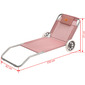 Easy Camp Tumbona Plegable Pier Rosa 62x150x22 Cm 420045 Easy Camp Tumbona Plegable Pier Rosa 62x150x22 Cm 420045