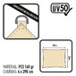 Toldo Sombreo Rectangular Aktive Garden - Beige Toldo Sombreo Rectangular Aktive Garden - Beige