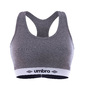 Sujetador Deportivo Femenino Umbro En Color Gris Sujetador Deportivo Femenino Umbro En Color Gris